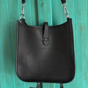 Evelyn inspired black crossbody bag